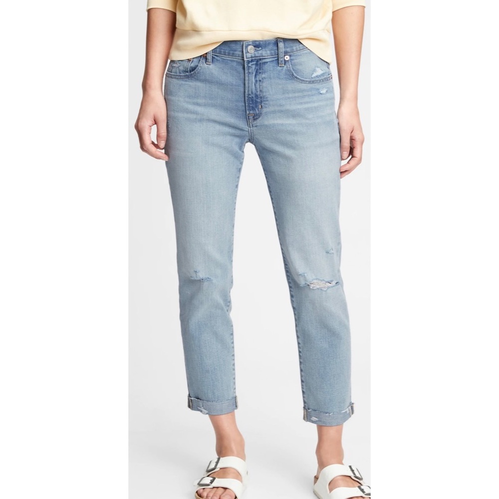 Gap Boyfriend Fit Low Rise Jeans